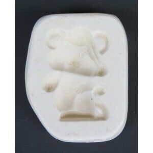 Tag Small Christmas Mouse Slip Mold #716 Open Pour Magnet Mold